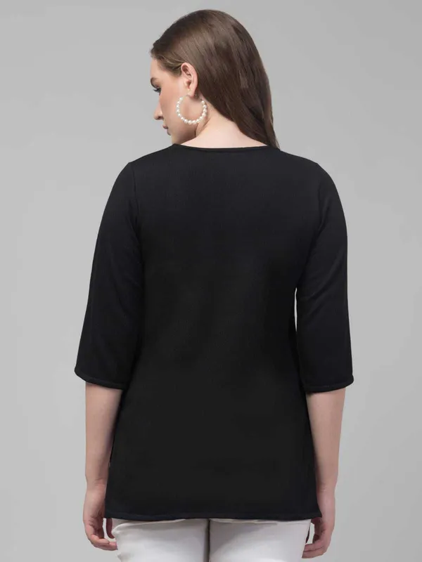 Black_Wool_Premium_Kurta_For_Women