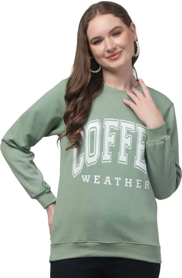 Light_Green_Fleece_Premium_Sweatshirt_For_Women
