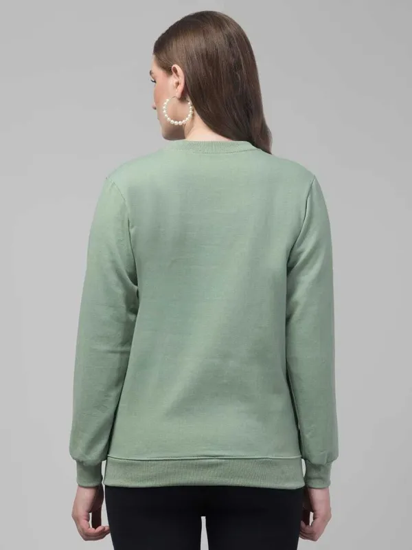 Light_Green_Fleece_Premium_Sweatshirt_For_Women