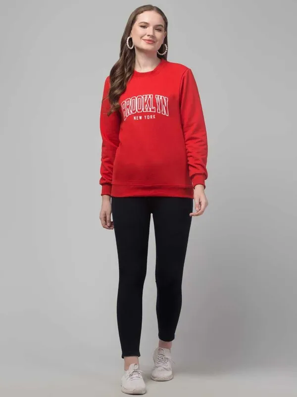 Red_Fleece_Premium_Sweatshirt_For_Women
