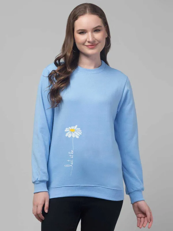 Light_Blue_Fleece_Premium_Sweatshirt_For_Women