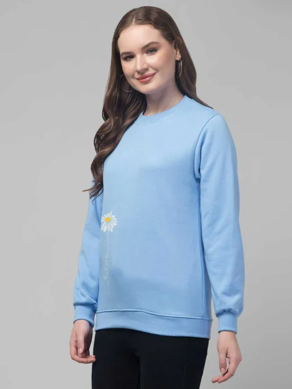 Light_Blue_Fleece_Premium_Sweatshirt_For_Women