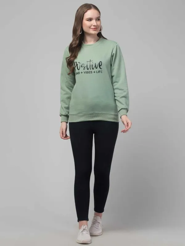 Light_Green_Fleece_Premium_Sweatshirt_For_Women
