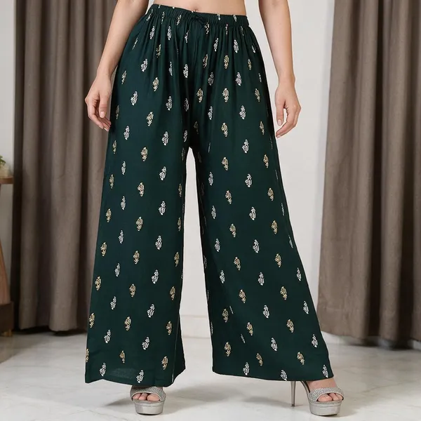 Green_Rayon_Trousers_For_Women