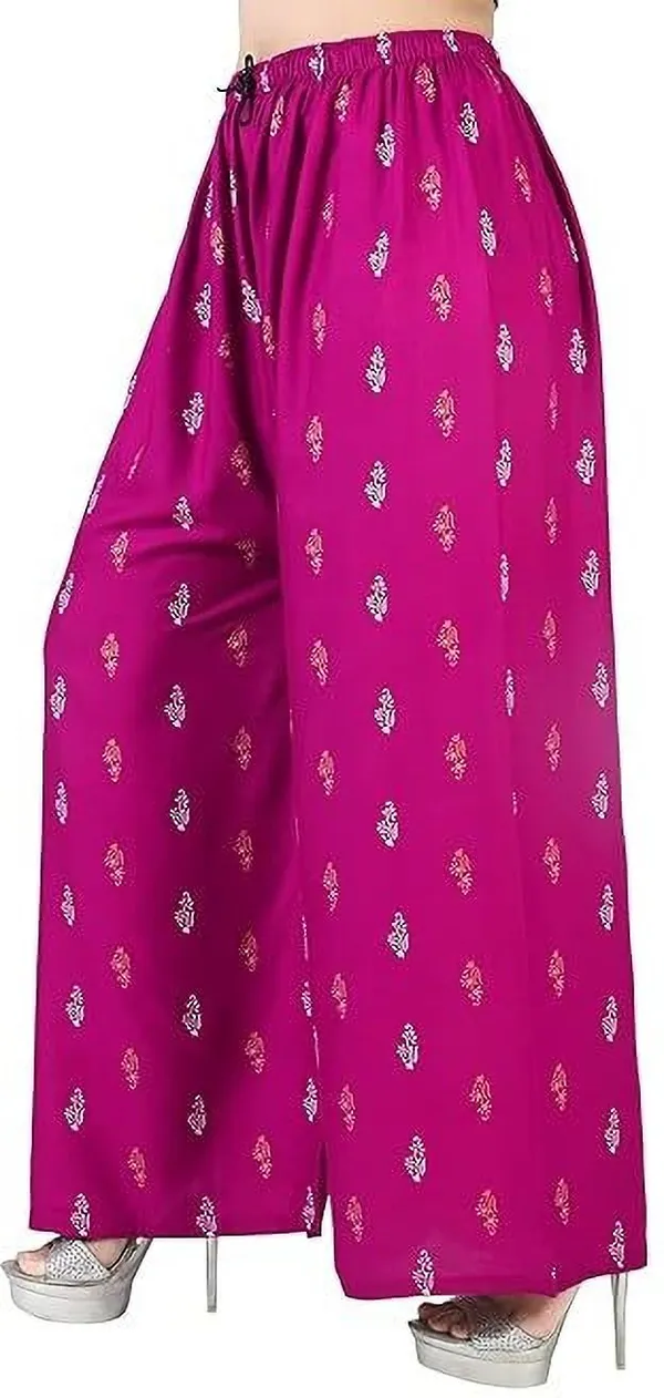 Pink_Viscose_Rayon_Premium_Trousers_For_Women