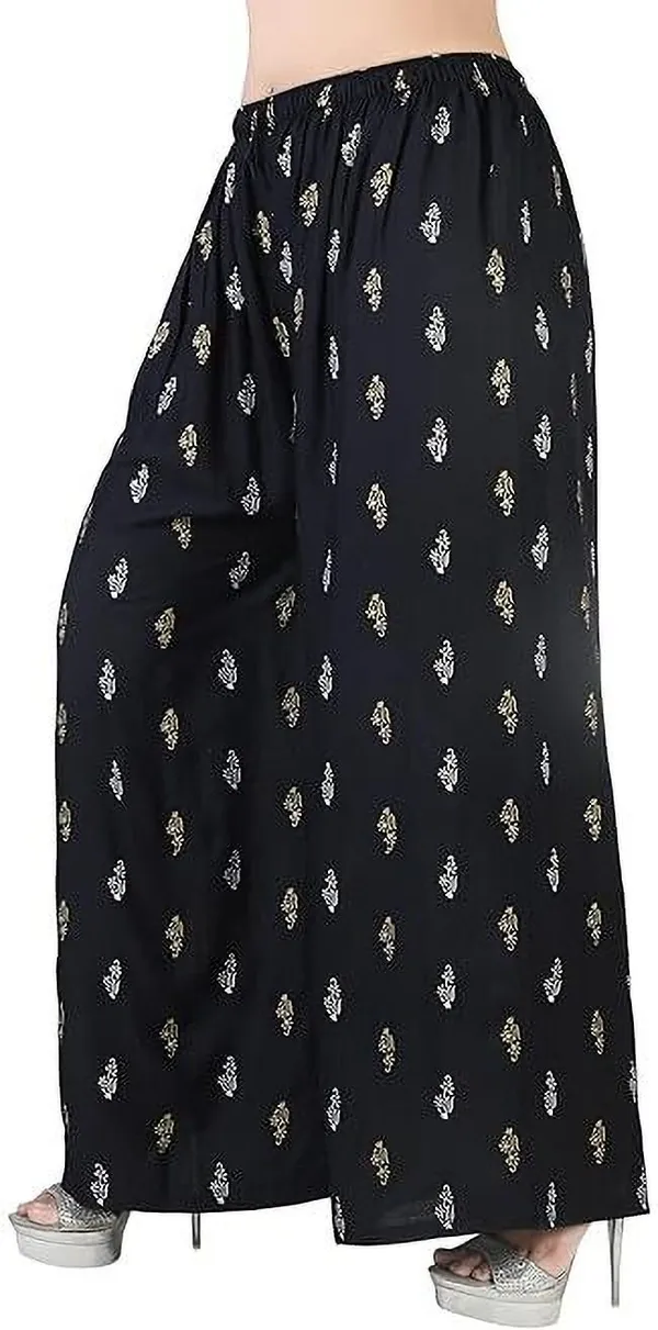 Black_Viscose_Rayon_Premium_Trousers_For_Women