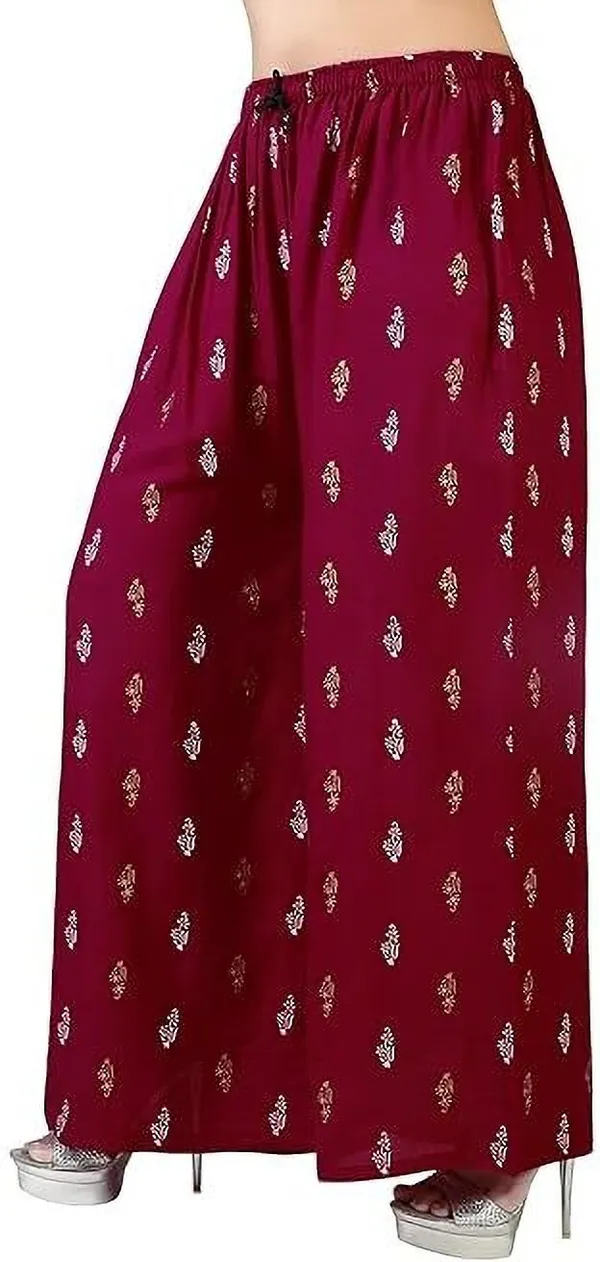 karigari_collection_Regular_Fit_Women_Maroon_Trousers_()