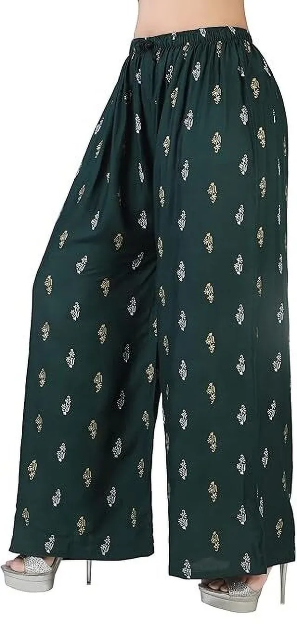 karigari_collection_Regular_Fit_Women_Green_Trousers_()