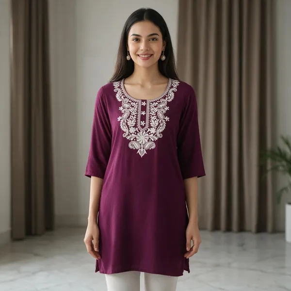 Purple_Cotton_Blend_Straight_Kurta_For_Women