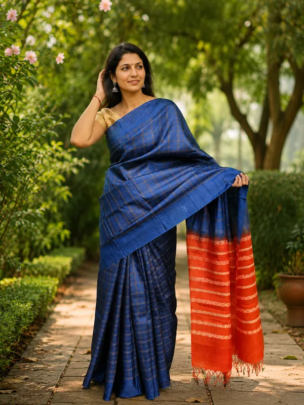 Pure_Tussar_Handloom_Saree