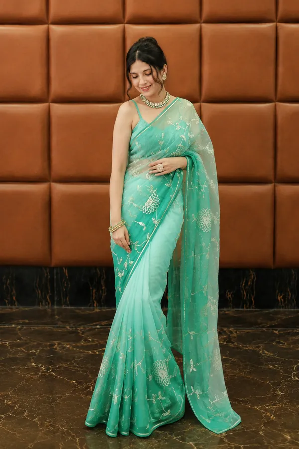 Royal_Panna_Gota_Patti_Georgette_Saree