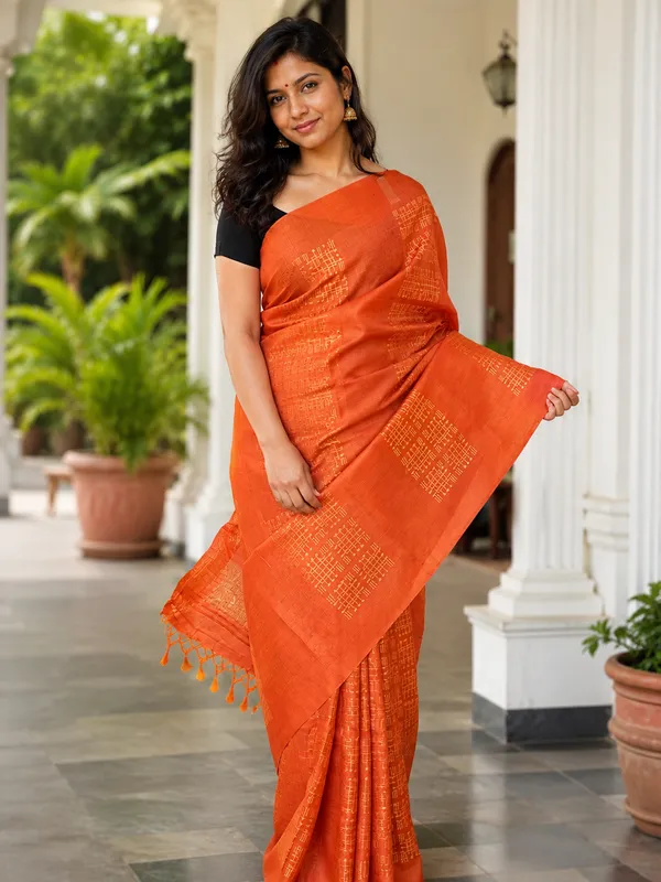 Pure_Tussar_Embroidery_Saree