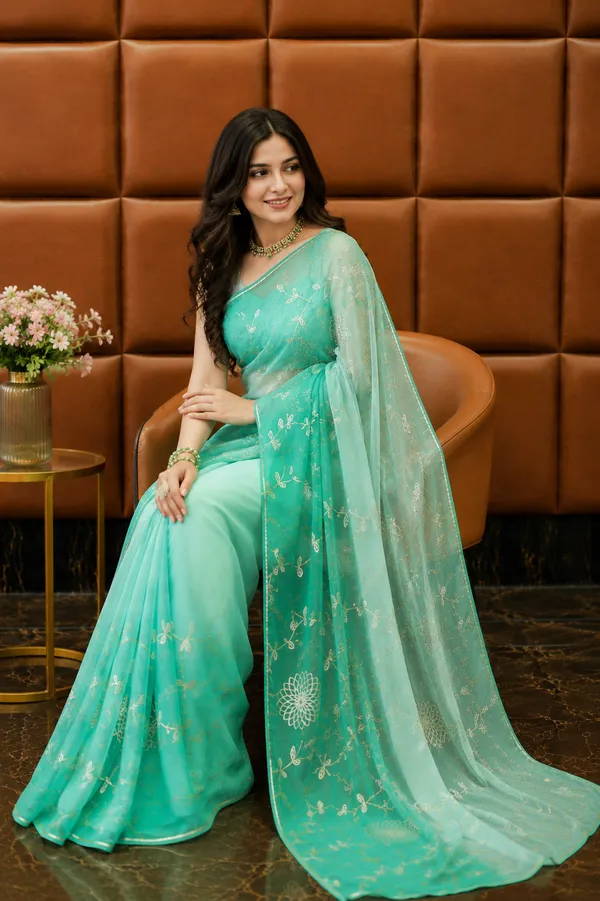 Royal_Panna_Gota_Patti_Georgette_Saree