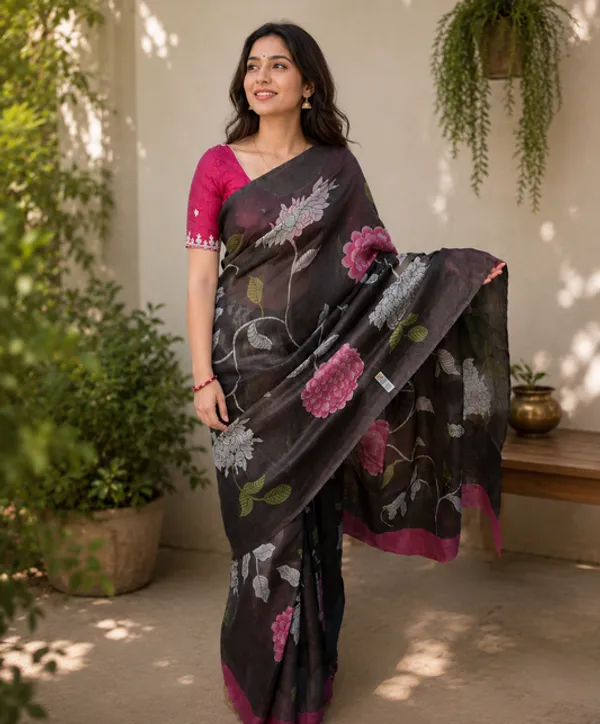 Pure_Tussar_Handloom_Handpainted_Kalamkari_Saree