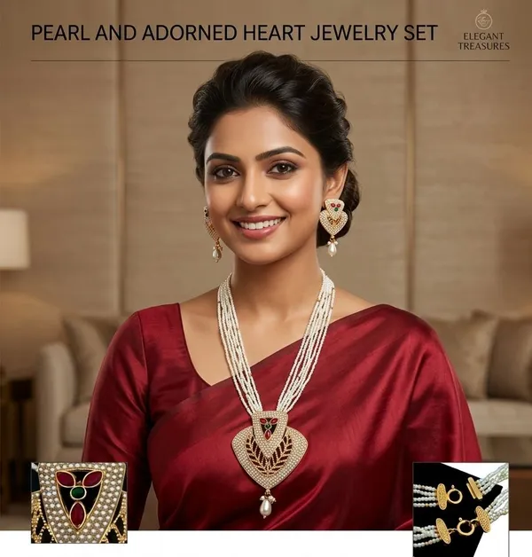 GuruLivora_Brass,_Alloy_Gold,_White,_Red_Jewellery_Set_(Pack_of_1)