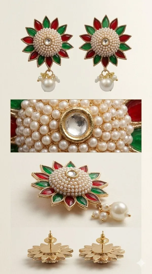 GuruLivora_Brass,_Alloy_White,_Red,_Gold_Jewellery_Set_(Pack_of_1)