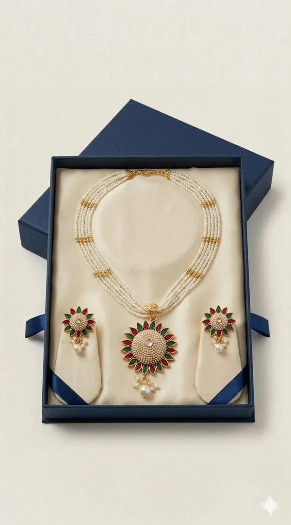 GuruLivora_Brass,_Alloy_White,_Red,_Gold_Jewellery_Set_(Pack_of_1)