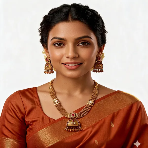 Gold_Plated_Necklace_Earring_Jewellery_Set_For_Women