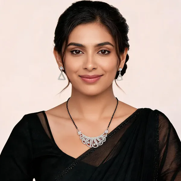 Gurulivora_Silver_&_Black_Plated_Mangalsutra_Jewellery_Set_For_Women