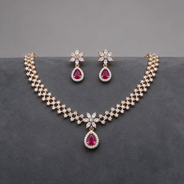 Gold_Premium_Quality_Cz_Ad_Necklace_Set_For_Women