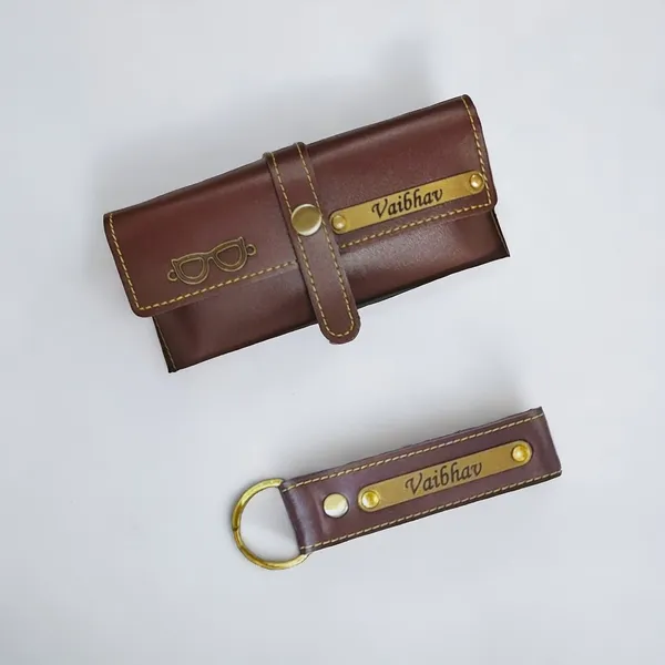 AngelsCreation_Card_Holder_And_Wallet_Combo_Brown_Pack_Of_4