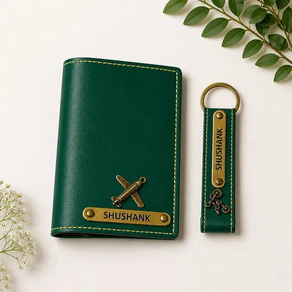 AngelsCreation_Card_Holder_And_Wallet_Combo_Green_Pack_Of_4