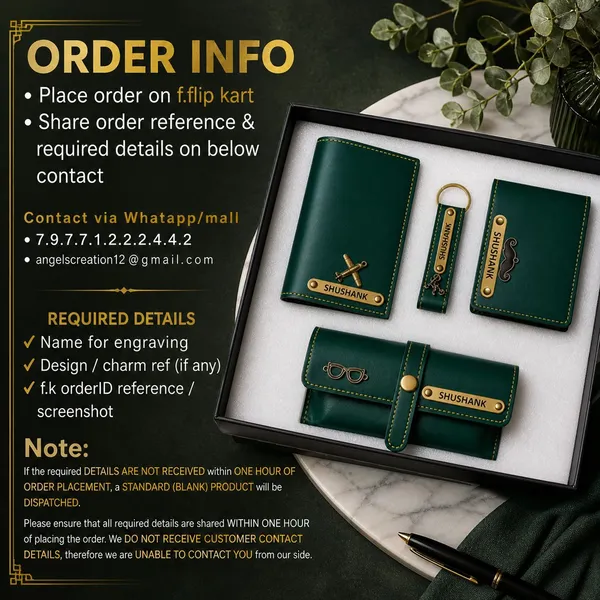 AngelsCreation_Card_Holder_And_Wallet_Combo_Green_Pack_Of_4