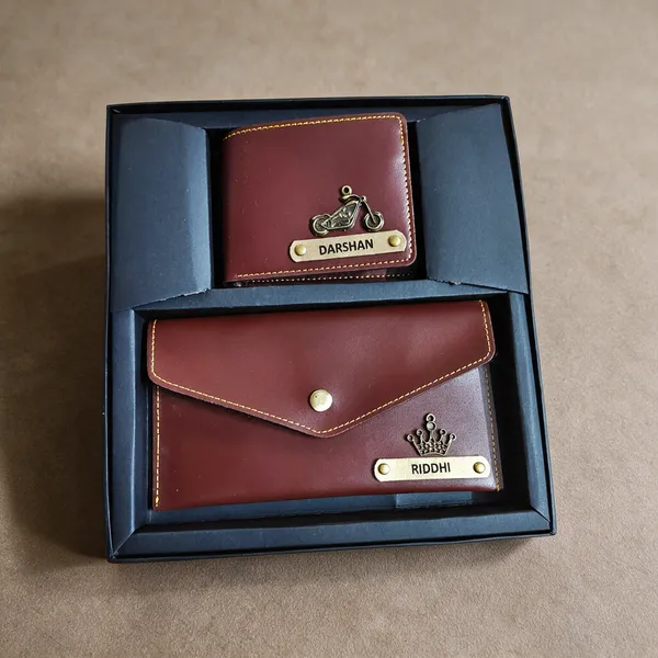 AngelsCreation_Men_And_Women_Travel,_Trendy,_Evening/Party,_Casual,_Formal,_Ethnic_Brown_Artificial_Leather_Wallet_3_Card_Slots,_Pack_of_2_Pack_Of_2