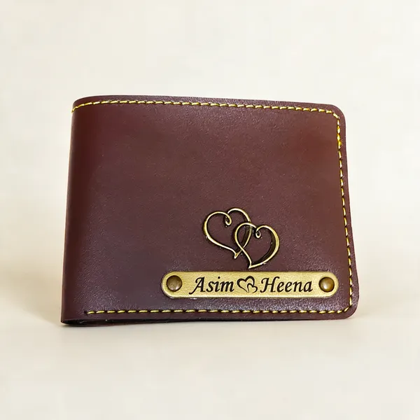 AngelsCreation_Men_Travel,_Trendy,_Evening/Party,_Casual,_Formal_Brown_Artificial_Leather_Wallet_4_Card_Slots