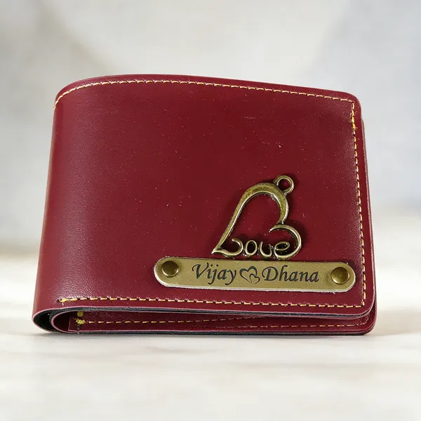 AngelsCreation_Men_Casual,_Ethnic,_Evening/Party,_Formal,_Trendy_Red_Artificial_Leather_Wallet_4_Card_Slots