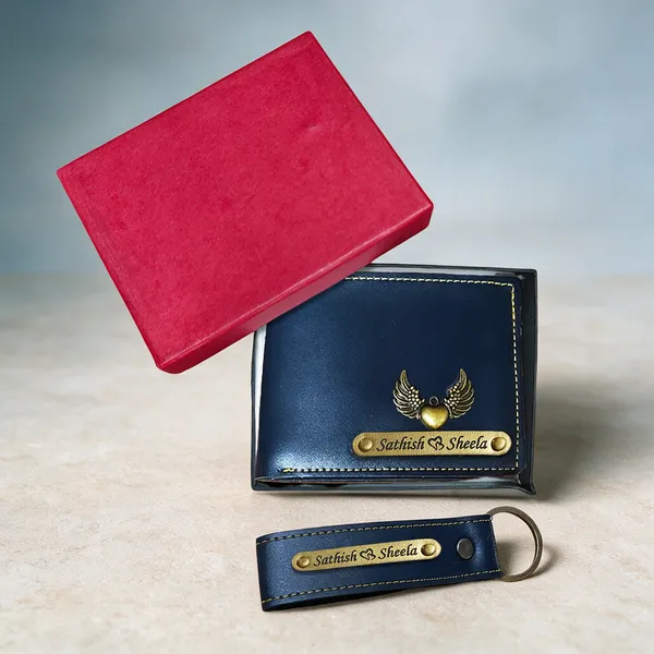 AngelsCreation_Men_And_Women_Casual,_Ethnic,_Evening/Party,_Formal,_Travel,_Trendy_Blue_Artificial_Leather_Wallet_4_Card_Slots_Pack_Of_3