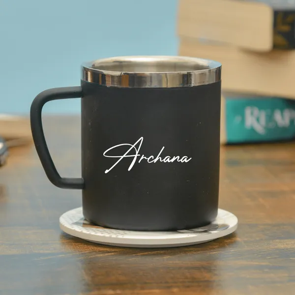 Customised_Black_Steel_Mug_250_ML_|_Personalised_Name_&_Text_Mug_|_Unique_Gift_for_Men_&_Women