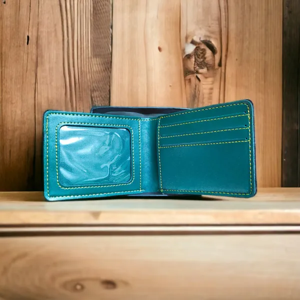 AngelsCreation_Men_Travel,_Trendy,_Evening/Party,_Casual,_Formal,_Ethnic_Green_Artificial_Leather_Wallet_4_Card_Slots