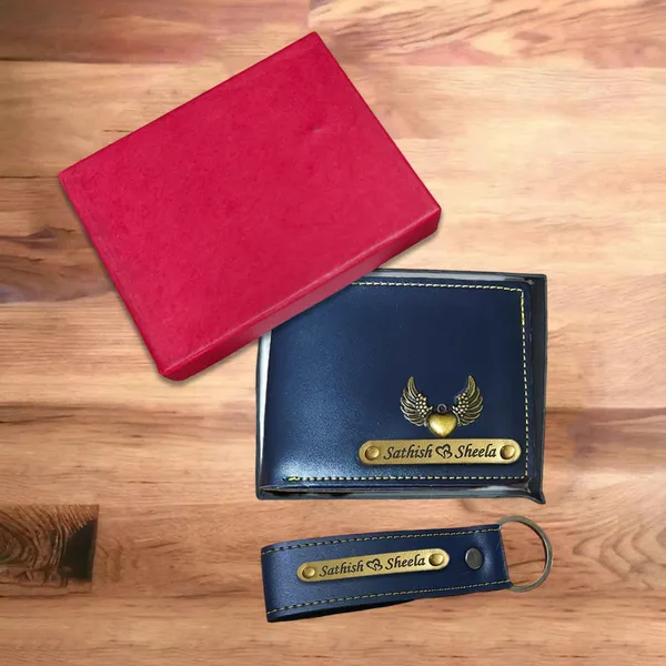AngelsCreation_Men_And_Women_Casual,_Ethnic,_Evening/Party,_Formal,_Travel,_Trendy_Blue_Artificial_Leather_Wallet_4_Card_Slots_Pack_Of_3