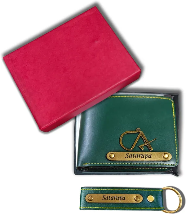AngelsCreation_Men_Casual,_Ethnic,_Evening/Party,_Formal,_Travel,_Trendy_Green_Artificial_Leather_Wallet_4_Card_Slots_Pack_Of_3