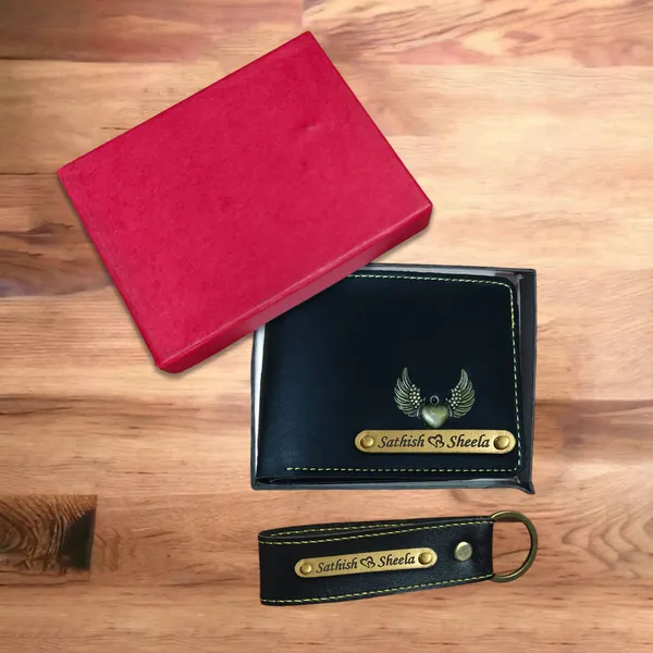 AngelsCreation_Men_And_Women_Casual,_Ethnic,_Evening/Party,_Formal,_Travel,_Trendy_Black_Artificial_Leather_Wallet_4_Card_Slots_Pack_Of_3