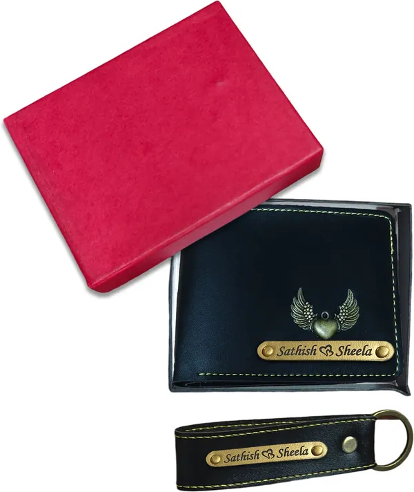 AngelsCreation_Men_And_Women_Casual,_Ethnic,_Evening/Party,_Formal,_Travel,_Trendy_Black_Artificial_Leather_Wallet_4_Card_Slots_Pack_Of_3