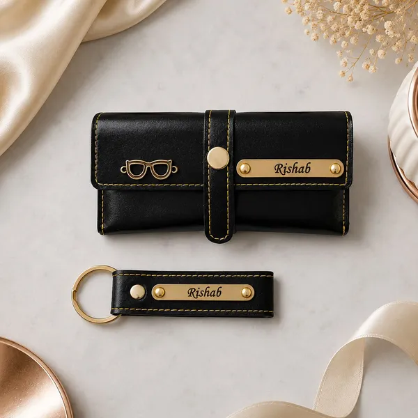 AngelsCreation_Men_And_Women_Evening/Party,_Travel,_Trendy_Black_Artificial_Leather_Wallet_3_Card_Slots,_Pack_of_4_Pack_Of_4
