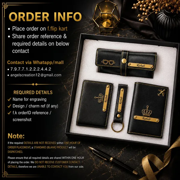 AngelsCreation_Men_And_Women_Evening/Party,_Travel,_Trendy_Black_Artificial_Leather_Wallet_3_Card_Slots,_Pack_of_4_Pack_Of_4