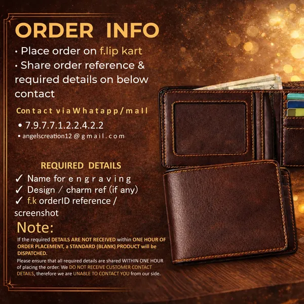 AngelsCreation_Men_And_Women_Evening/Party,_Trendy,_Trendy_Brown_Artificial_Leather_Wallet_3_Card_Slots,_Pack_of_4_Pack_Of_4