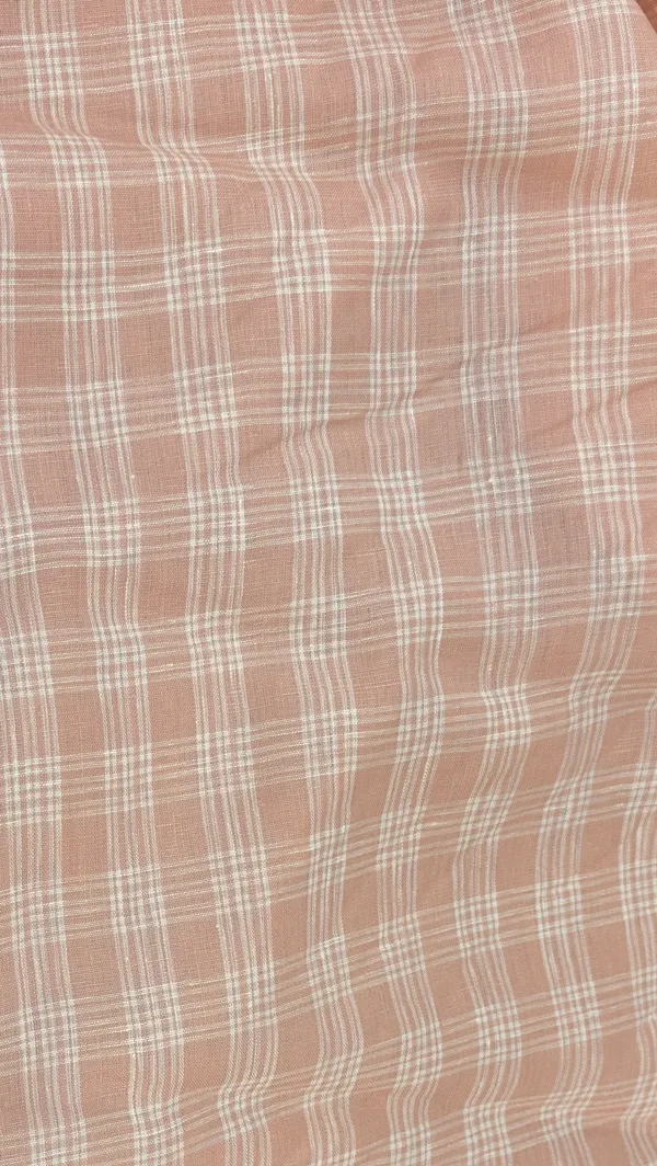 Peach_Pure_Linen_Unstitched_Fabric_For_Men