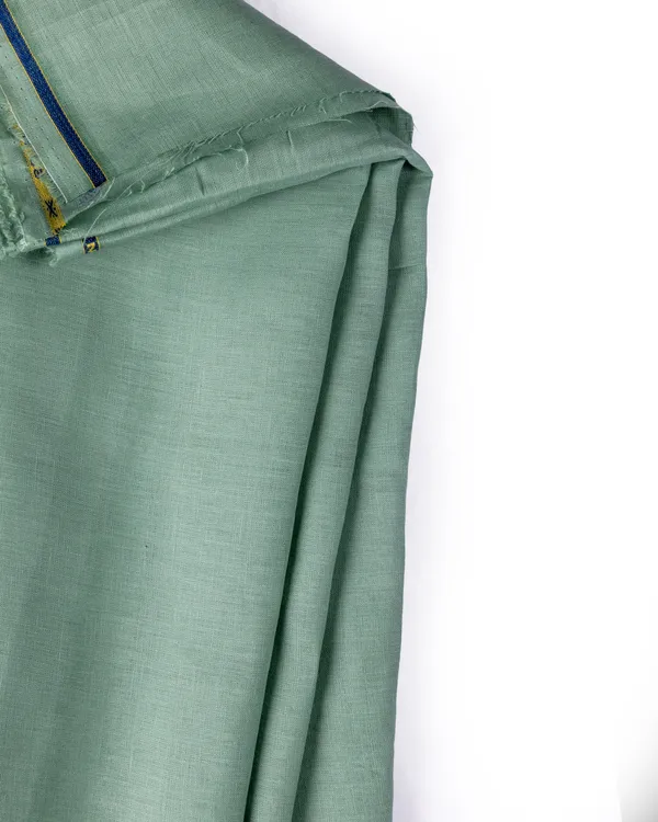 Mint_Green_Pure_Linen_Unstitched_Fabric_For_Men