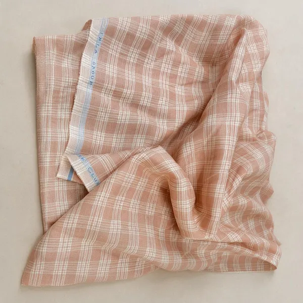Peach_Pure_Linen_Unstitched_Fabric_For_Men