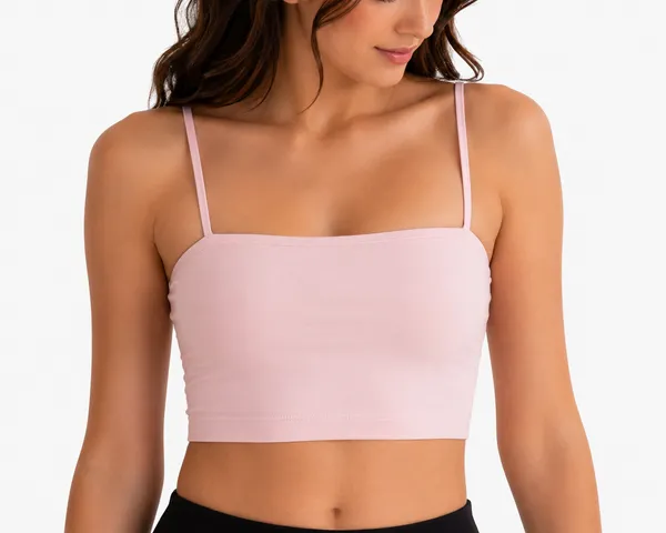 Pink_&_Black_Spaghetti_Strap_Crop_Top_for_Women