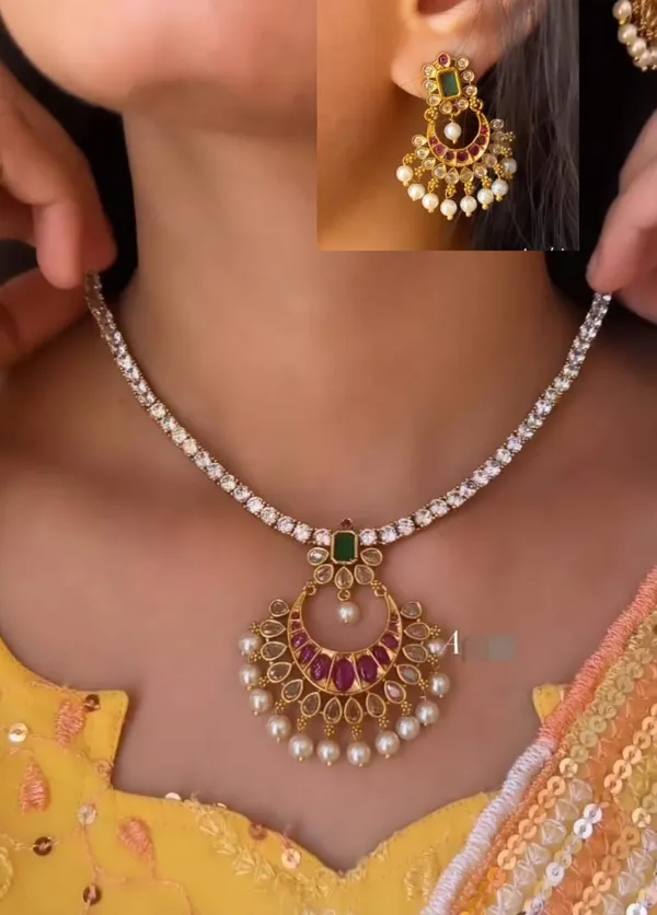 Gold_Tone_Kundan_Style_Pearl_Drop_Necklace_Set_for_Women