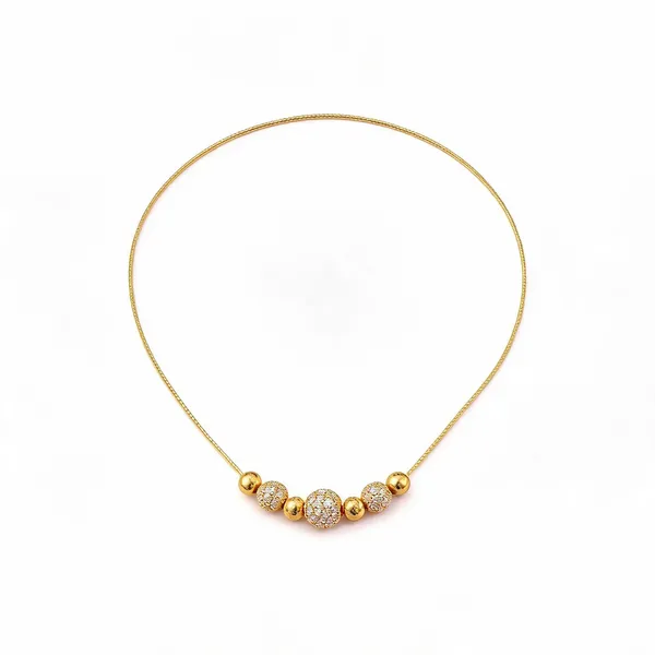 Gold_Tone_Beaded_Necklace_For_Women