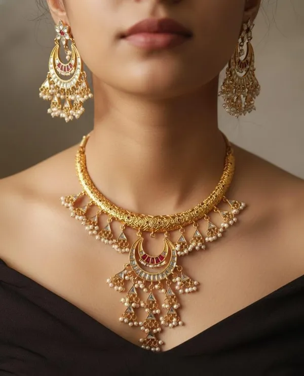 Gold_Tone_Traditional_Necklace_Set_for_Women