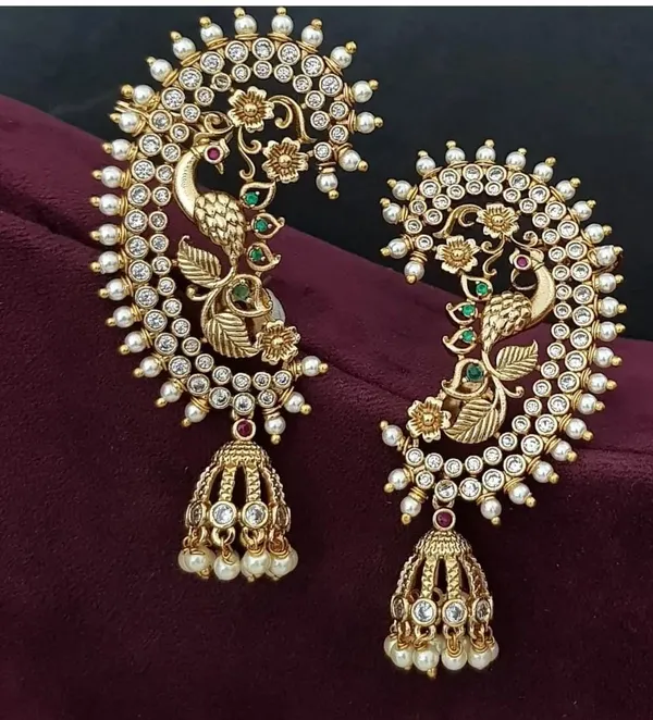 Gold-Tone_Peacock_Jhumka_Earrings_For_Women