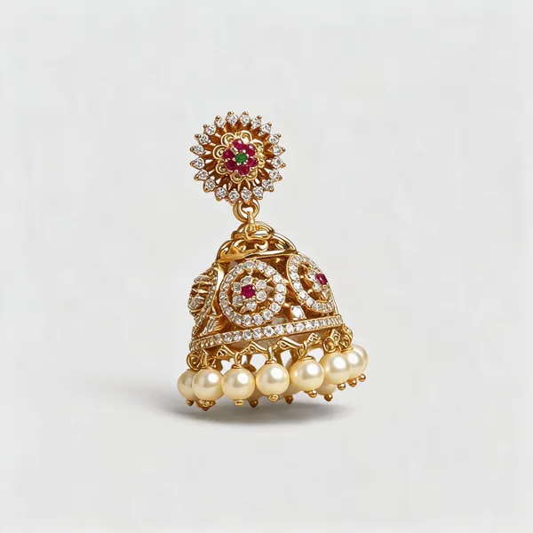 Gold_Tone_Stone_Studded_Jhumka_Earrings_For_Women