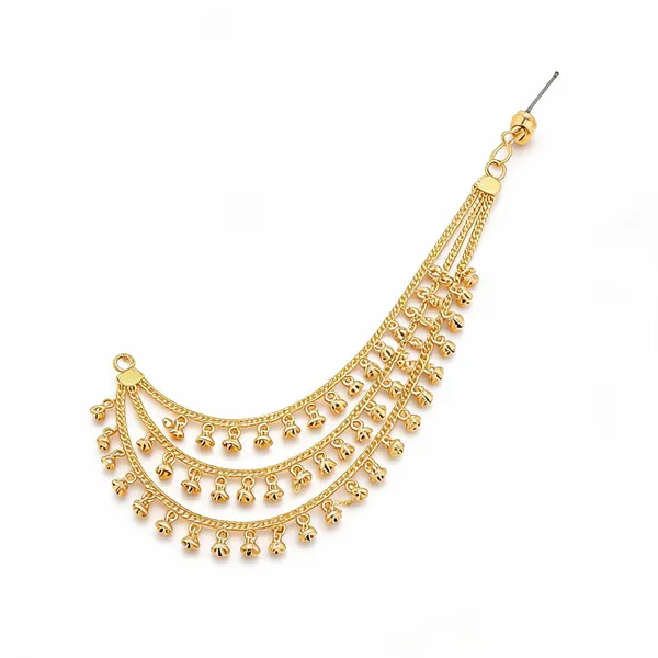Gold_Tone_Traditional_Earchain_For_Women